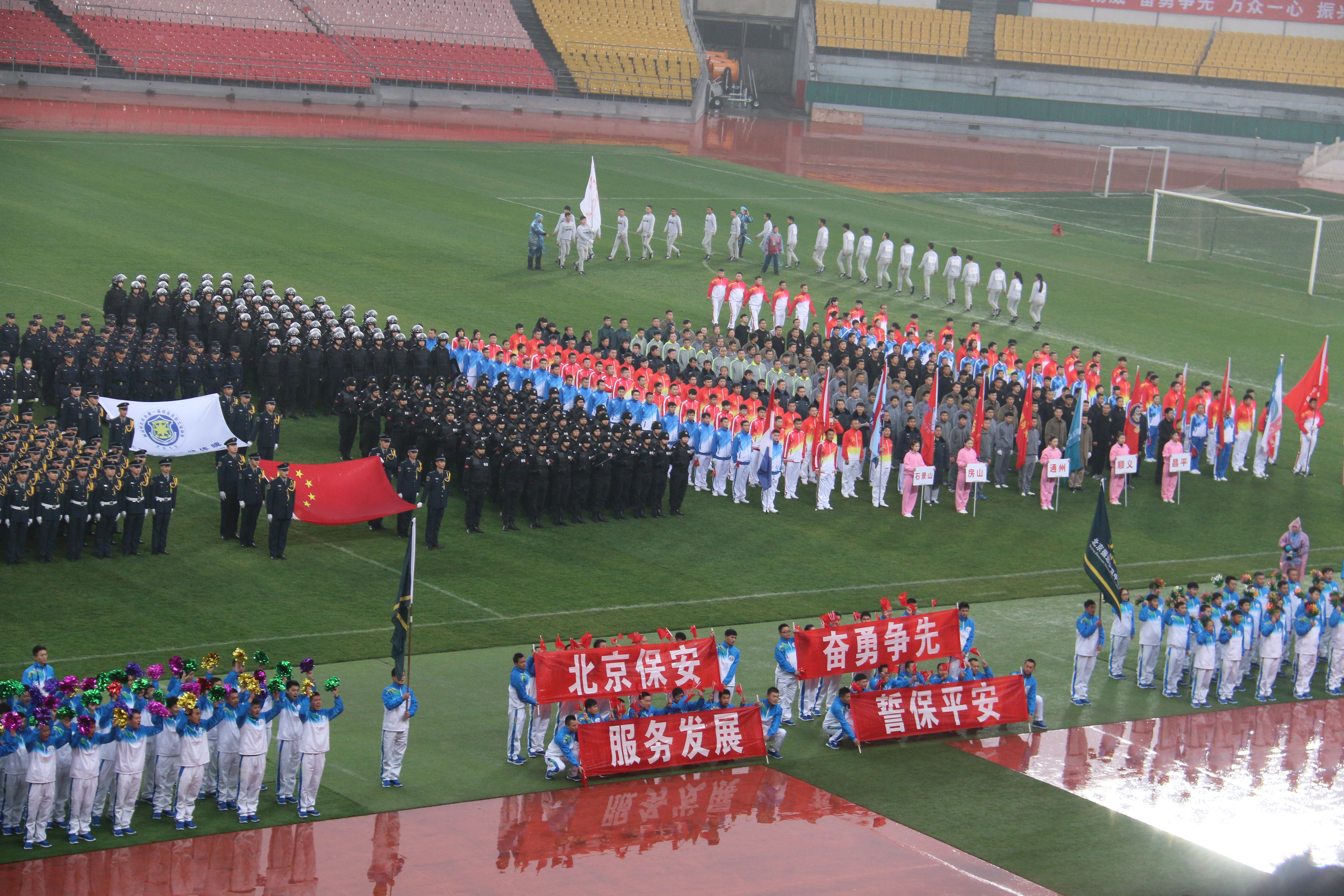 北京市第一届保安员职工运动会(图2)